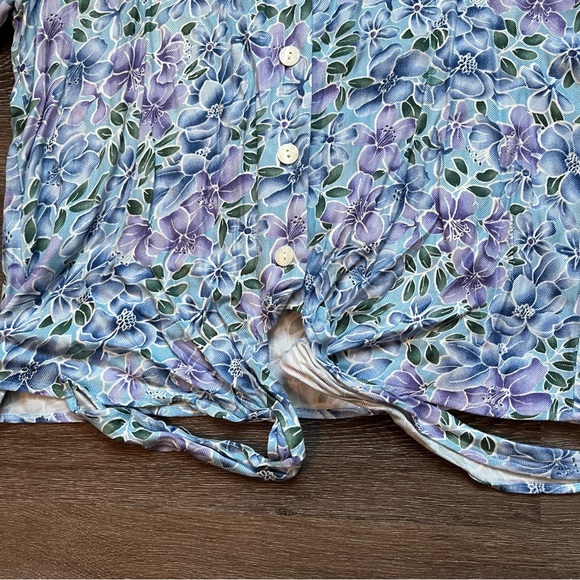 Y2K tie waist top - Picture 4 of 8